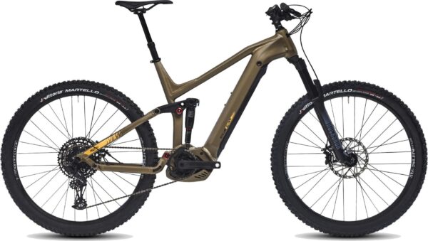 VTT Électrique Tout-Suspendu Rockrider Stilus E-All Mountain Sram SX 12V 625Wh 29'' Ocre 2023