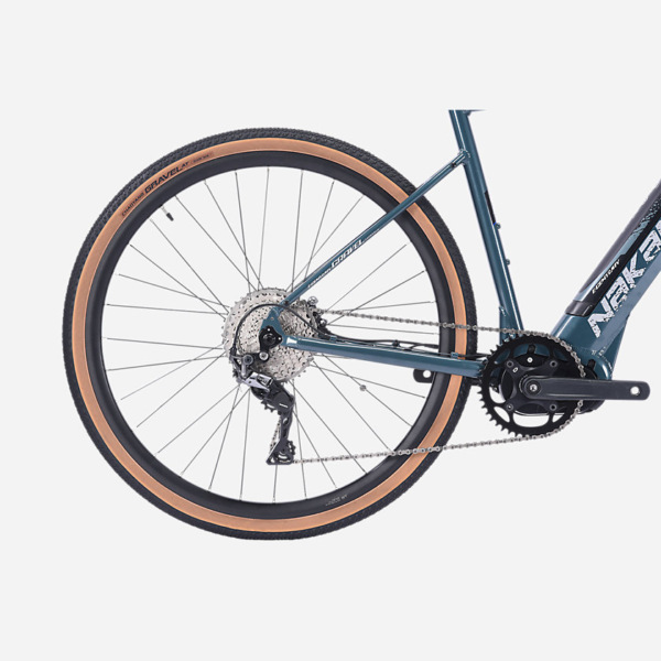 Vélo gravel adulte E-GRAVEL VERT NAKAMURA – Image 4